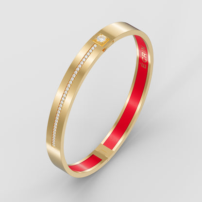 SECRET BRACELET - HALF ROW DIAMOND