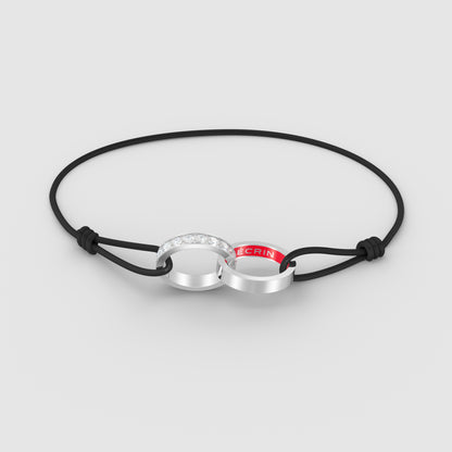 SECRET BRACELET - DIAMOND LINK - CORD